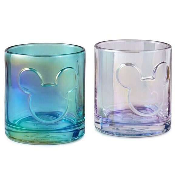 Disney Mickey Ears Glasses, Set Of 2, NEW In Box, 100 Years Hallmark Iridescent - Picture 2 of 2
